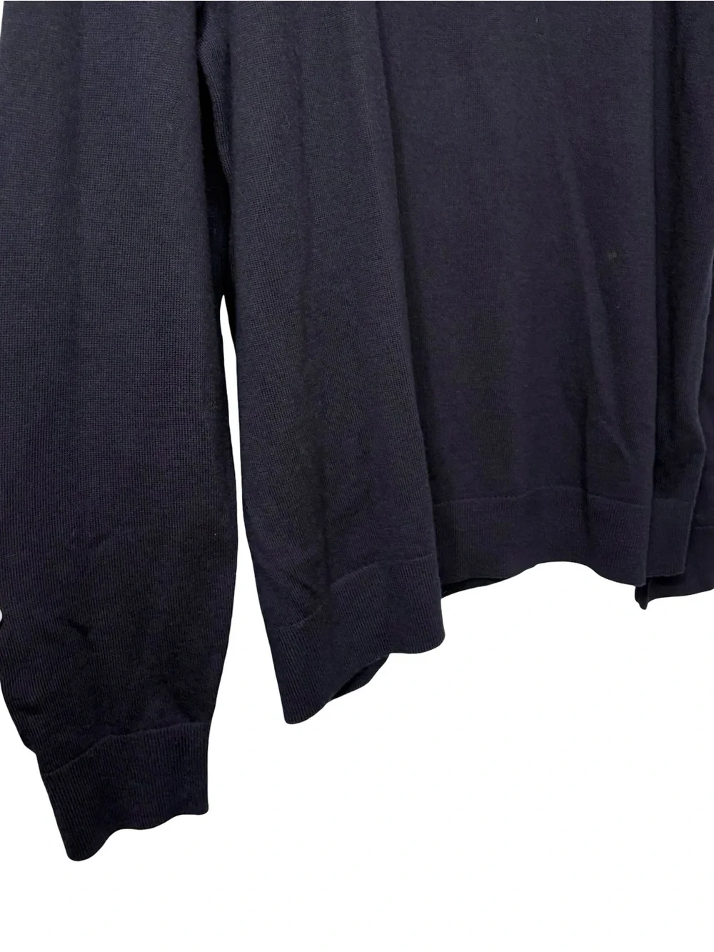 BANANA REPUBLIC MERINO QUARTER-ZIP SWEATER BY ZEGNA BARUFFA BLUE OLD MONEY XL